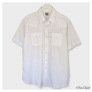 Ely Cattleman Short Sleeve Snap Button Western Rodeo